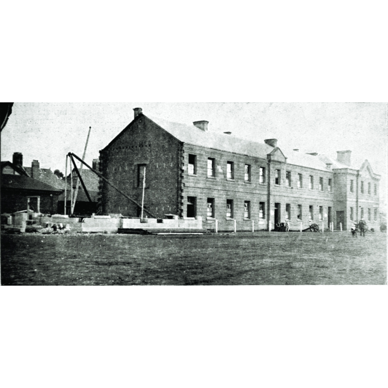 Two Storey Soldiers' Barracks before extension circa 1911